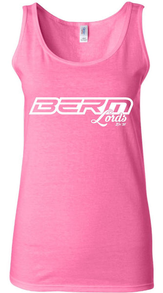 Ladies BERM LORDS Est. '91 Tank Top (Pink Only) – berm-shock-sox