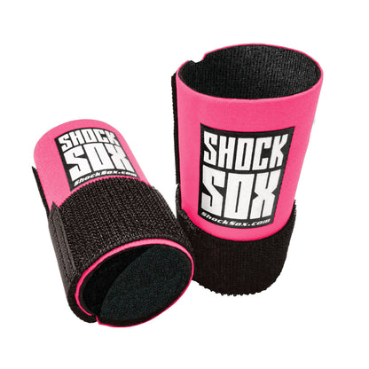 Pink and black 4C Shock Sox with 'Shock Sox' branding on a white background