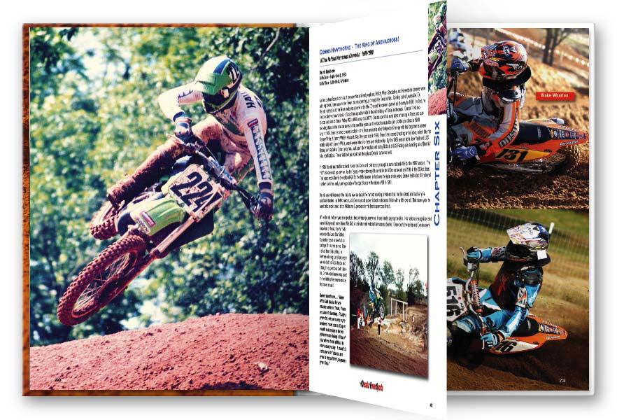 A few pages from inside the BERM book.